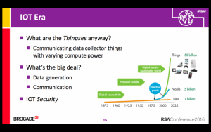 At the RSA Conference this year, Nahari asked is IoT will overwhelm security